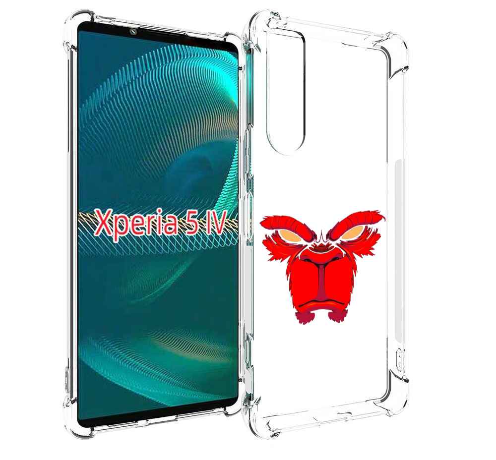

Чехол MyPads красная обезьяна в темноте для Sony Xperia 5 IV (5-4), Прозрачный, Tocco