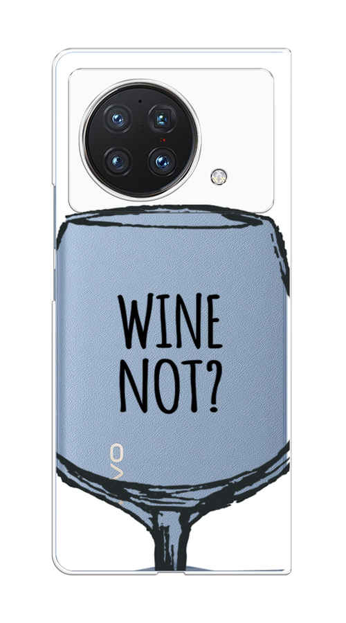 

Чехол на Vivo X Fold "Wine not white", Белый, 266750-6