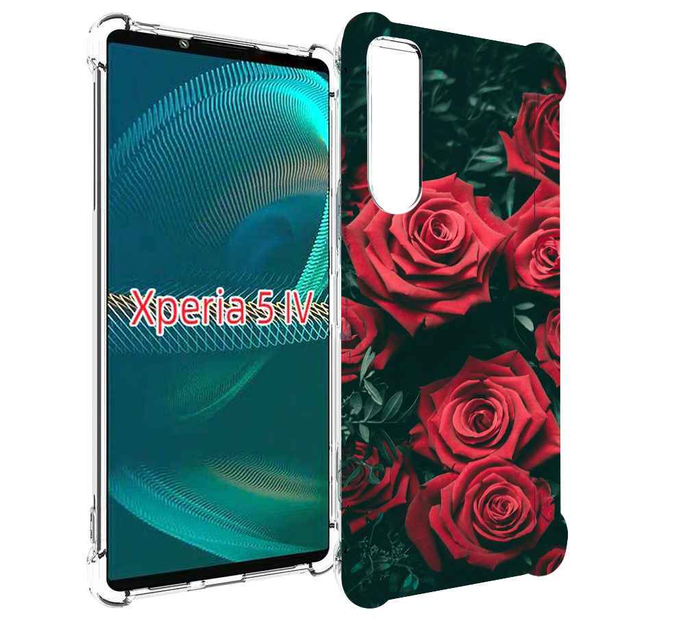 

Чехол MyPads красные-бархатные-розы для Sony Xperia 5 IV (5-4), Прозрачный, Tocco