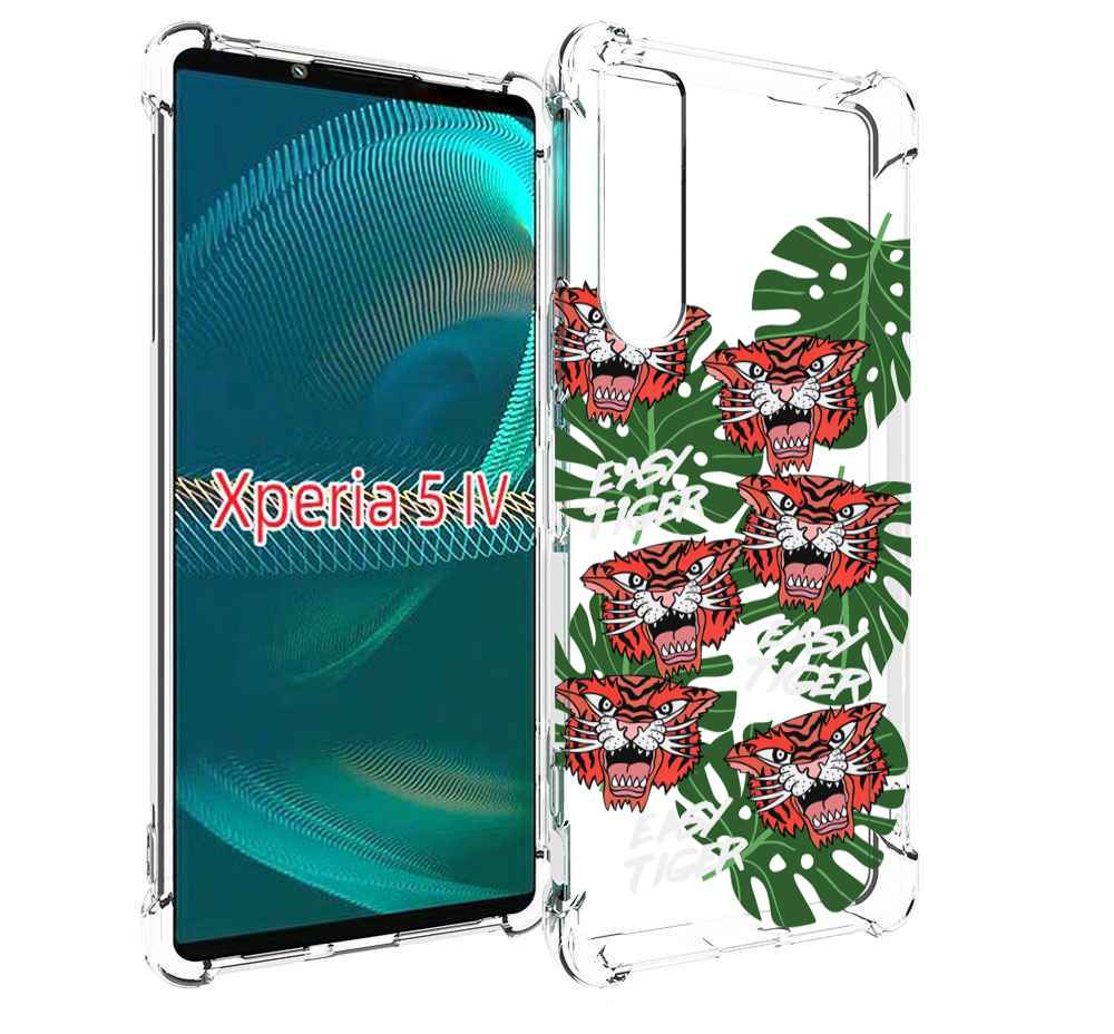 

Чехол MyPads красные-тигры для Sony Xperia 5 IV (5-4), Прозрачный, Tocco