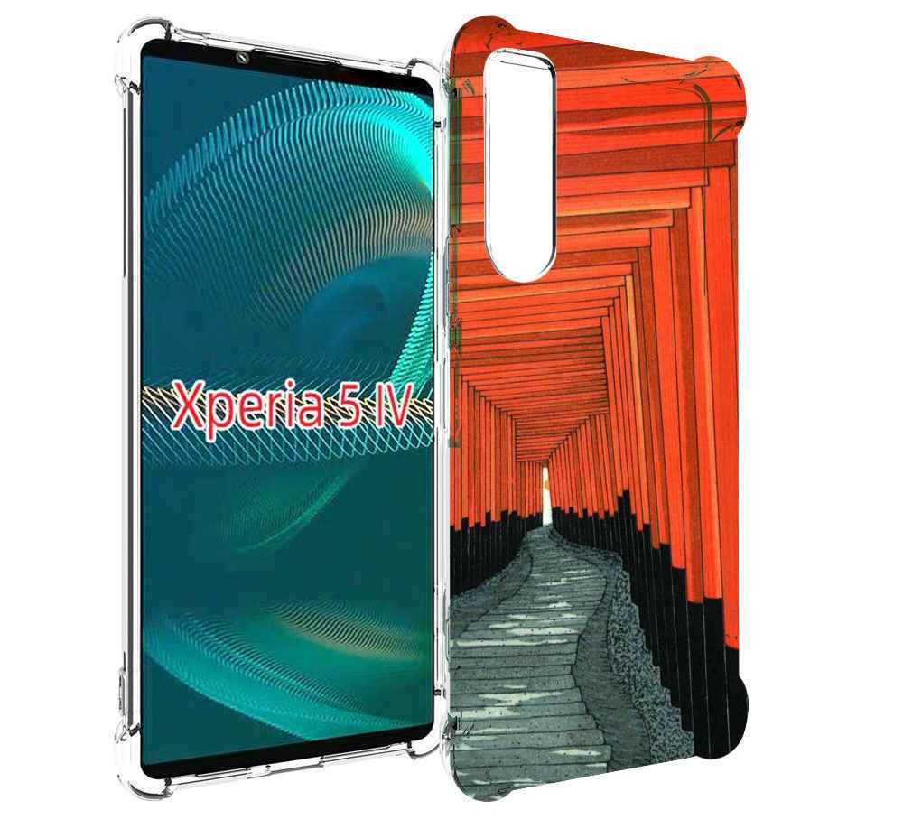 

Чехол MyPads красный коридор для Sony Xperia 5 IV (5-4), Прозрачный, Tocco