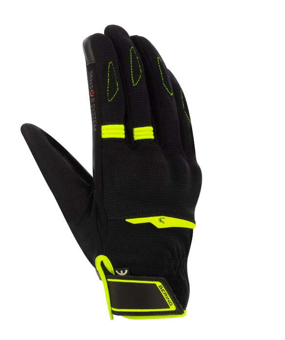 

Перчатки Bering FLETCHER EVO Black/Fluo T10, Черный;желтый, FLETCHER EVO