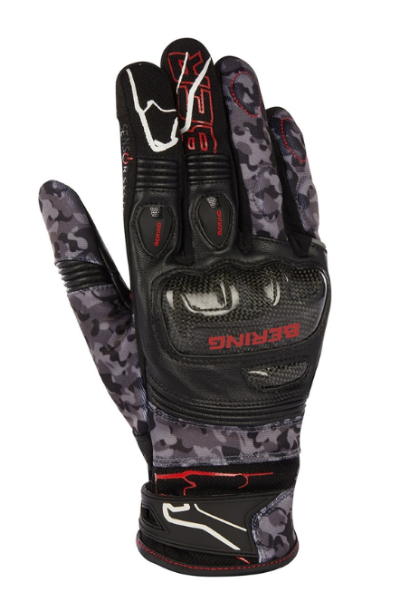 

Перчатки комбинированные Bering CORTEX Black/Camo T13, Черный, CORTEX