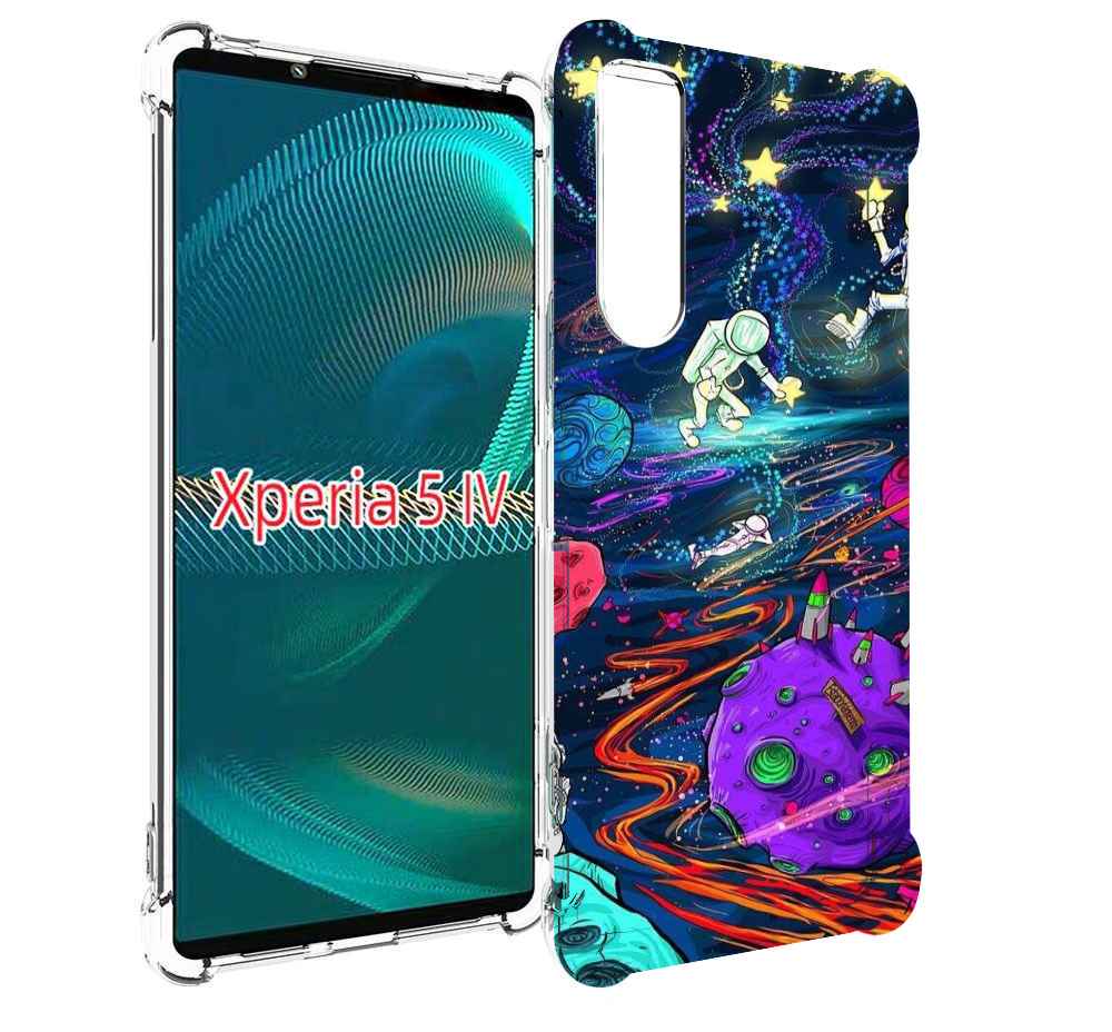 

Чехол MyPads красочный космос для Sony Xperia 5 IV (5-4), Прозрачный, Tocco