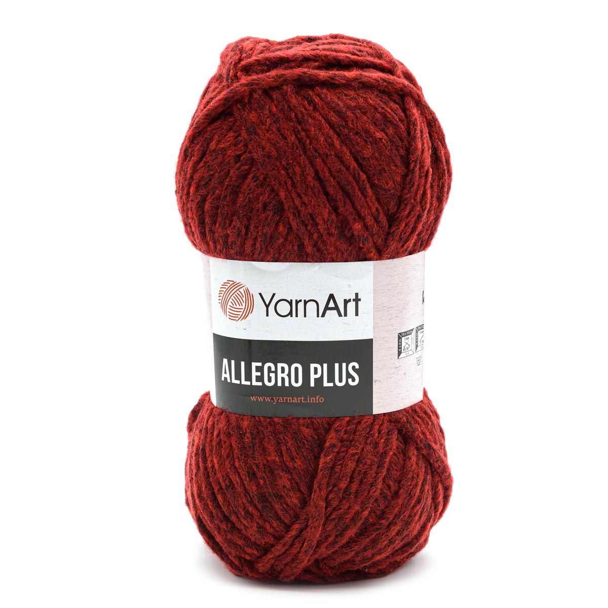 фото Пряжа yarnart 7731145_00012 allegro plus 711 красный меланж