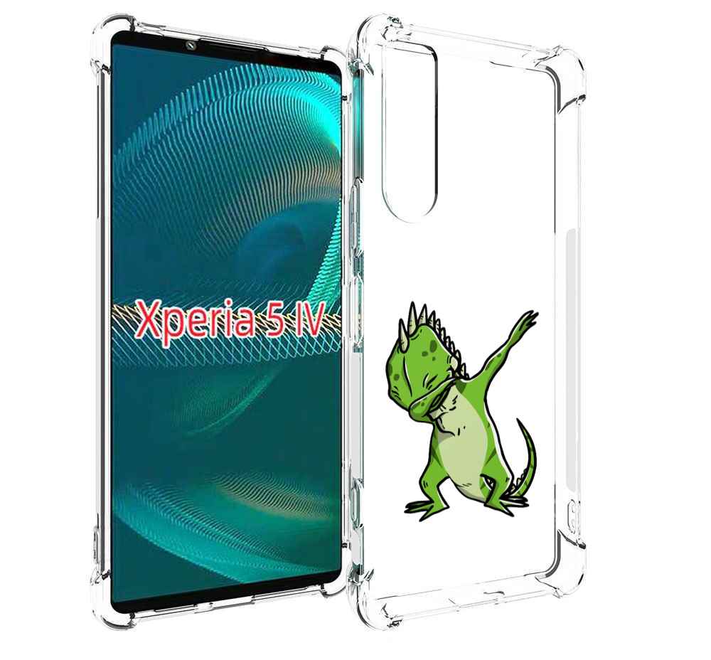 

Чехол MyPads крутая-ящерица для Sony Xperia 5 IV (5-4), Прозрачный, Tocco