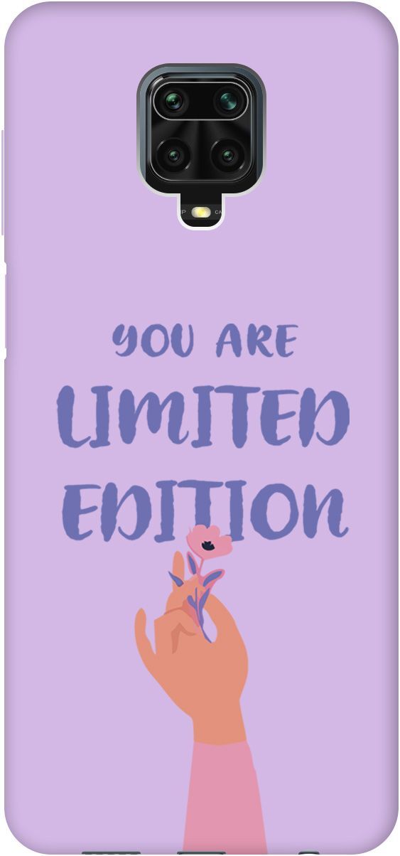

Чехол на Xiaomi Redmi Note 9s "Limited Edition" сиреневый, Фиолетовый, 2647