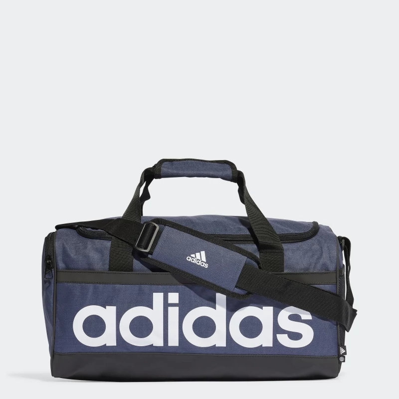 Сумка Adidas для мужчин, спортивная, HR5349, размер NS, тёмно-сине-чёрно-белая-AEDS
