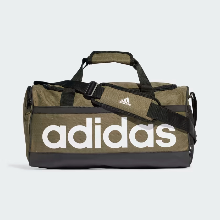 Спортивная сумка мужская Adidas Essentials Linear Duffel HR5354 оливковая