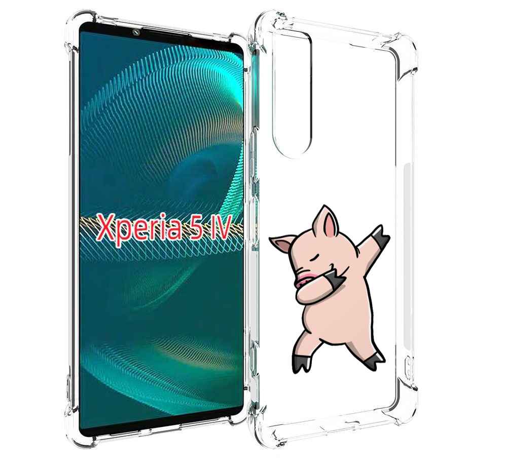

Чехол MyPads крутой-поросенок для Sony Xperia 5 IV (5-4), Прозрачный, Tocco