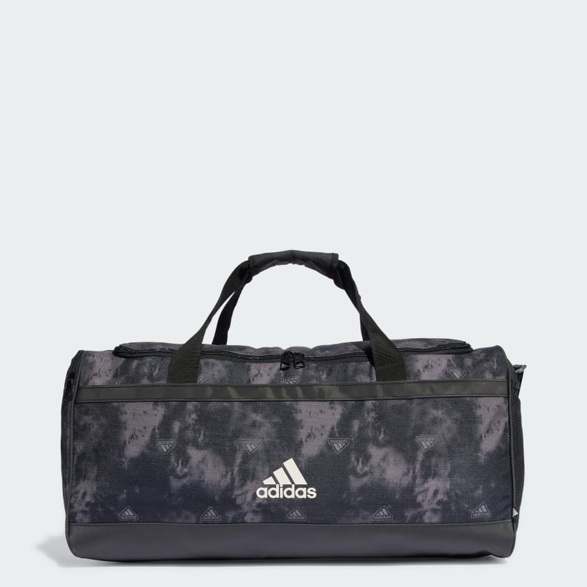 Спортивная сумка мужская Adidas Linear Graphic Duffel IS3784 черная