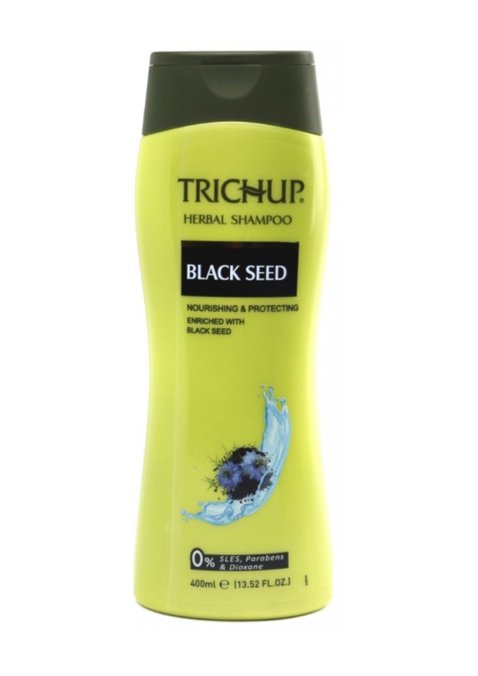 фото Травяной шампунь питание и защита trichup herbal shampoo black seed vasu 400 мл