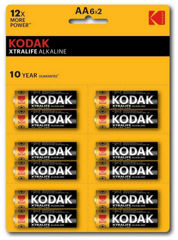 Батарейка Kodak XTRALIFE LR6 BL12 6xBL2 KAA-2x6 perf 12шт