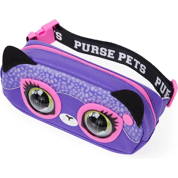 Интерактивная сумка-питомец на пояс Purse Pets Гепард интерактивная игрушка spin master сумочка питомец purse pets леопард 6062243