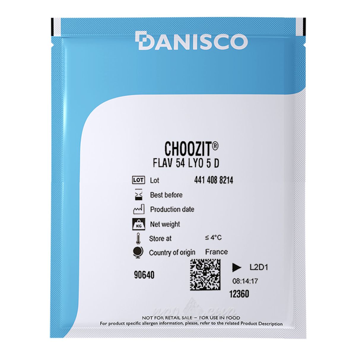Закваска для сыра Danisсo ароматообразующая Choozit Flav 54 LYO - 5D на 5000 литров молока