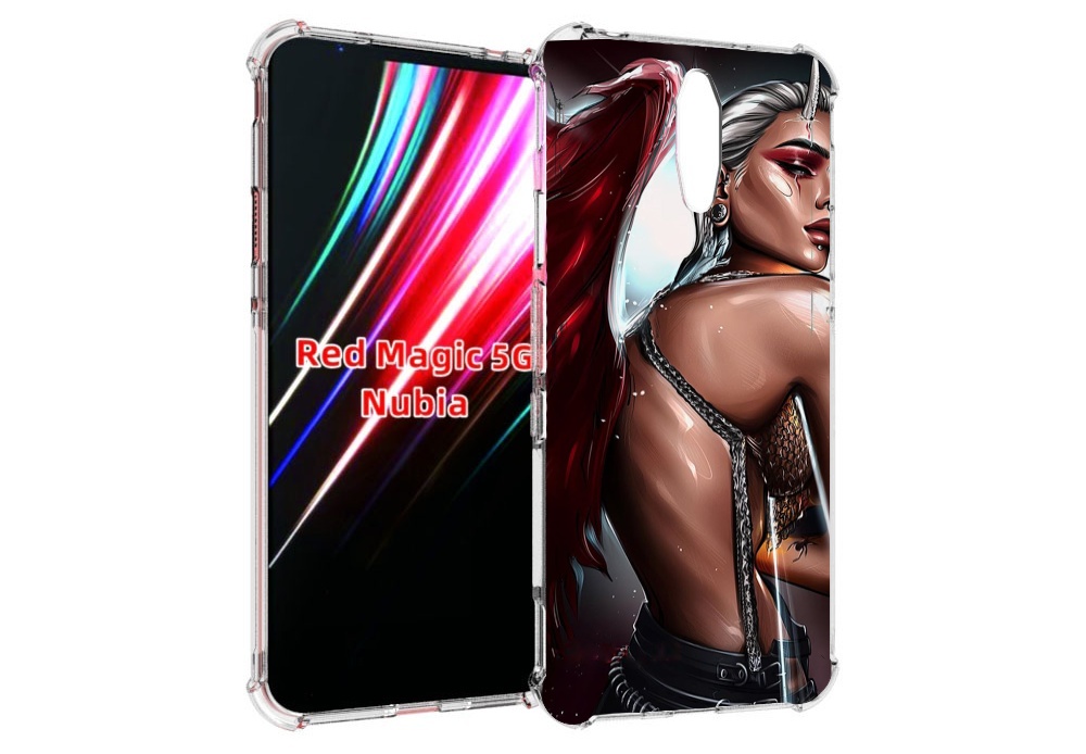 

Чехол MyPads девушка-с-крыльями женский для ZTE Nubia Red Magic 1 5G, Прозрачный, Tocco