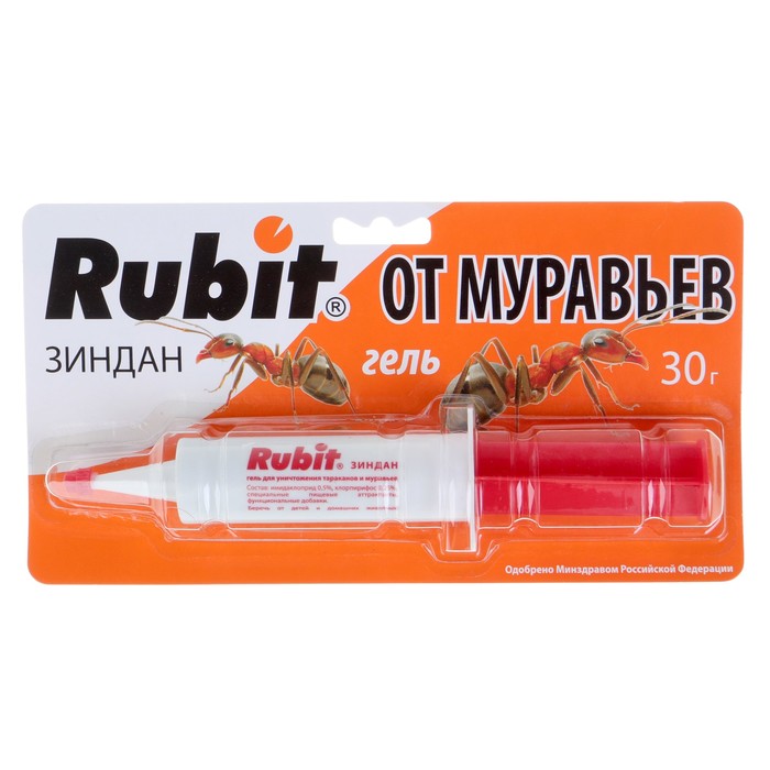 Гель от муравьев Rubit Зиндан Р00002040 61 г