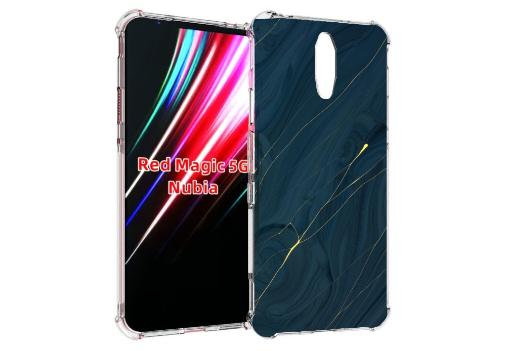 

Чехол MyPads дерево с золотыми трещинами для ZTE Nubia Red Magic 1 5G, Прозрачный, Tocco