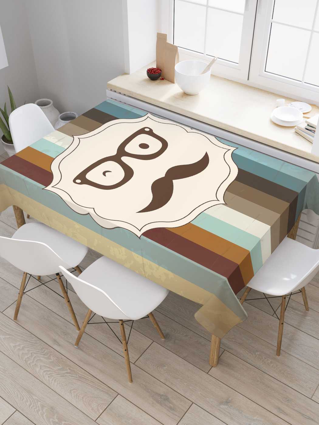 

Скатерть прямоугольная JoyArty "Сон хипстера" из оксфорда, 120x145 см, Сон хипстера