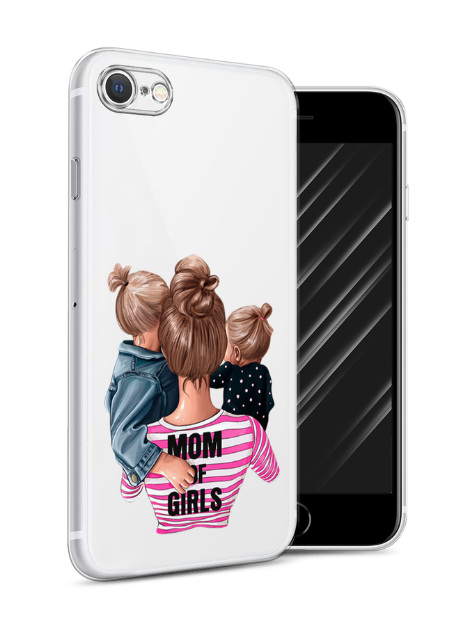 

Чехол Awog на Apple iPhone 7 / Айфон 7 "Mom of Girls", Разноцветный, 10650-6