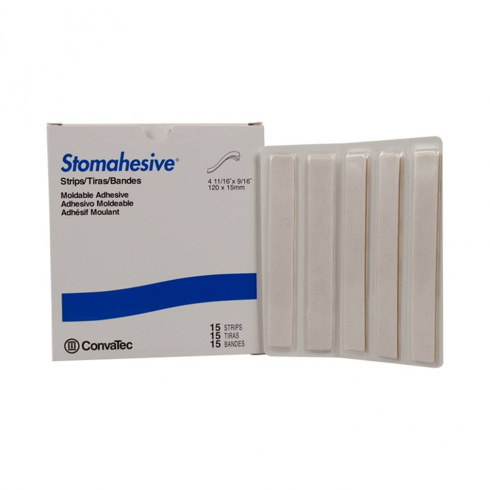 Паста-герметик Stomahesive strips (Стомагезив Стрипс) в полосках, Convatec, 15шт, 25542