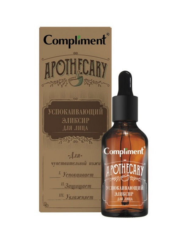 фото Элексир для лица compliment apothecary успокаивающий 27мл