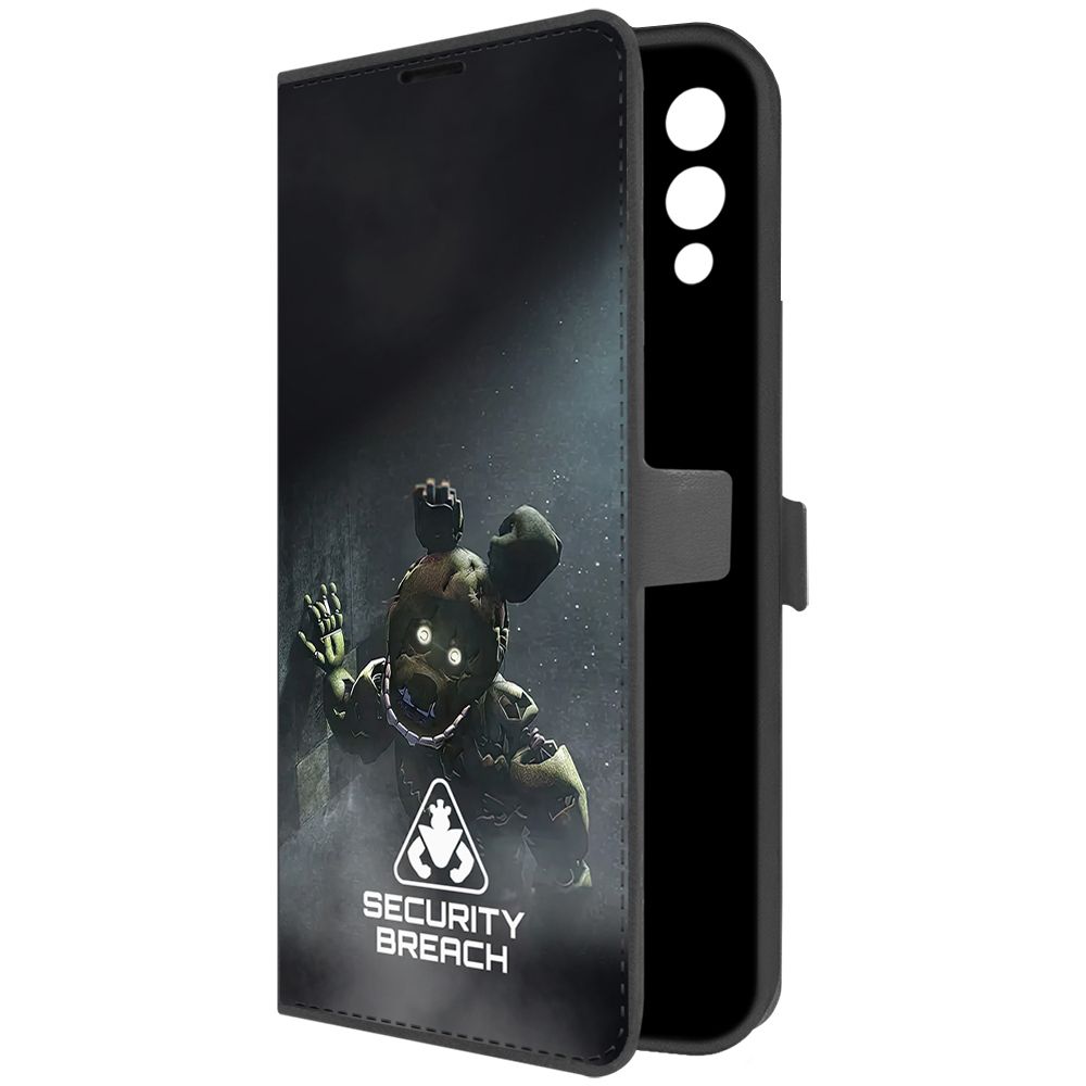 

Чехол-книжка Krutoff Eco Book для INFINIX Hot 12i ФНАФ - Нарушение безопасности (черный)
