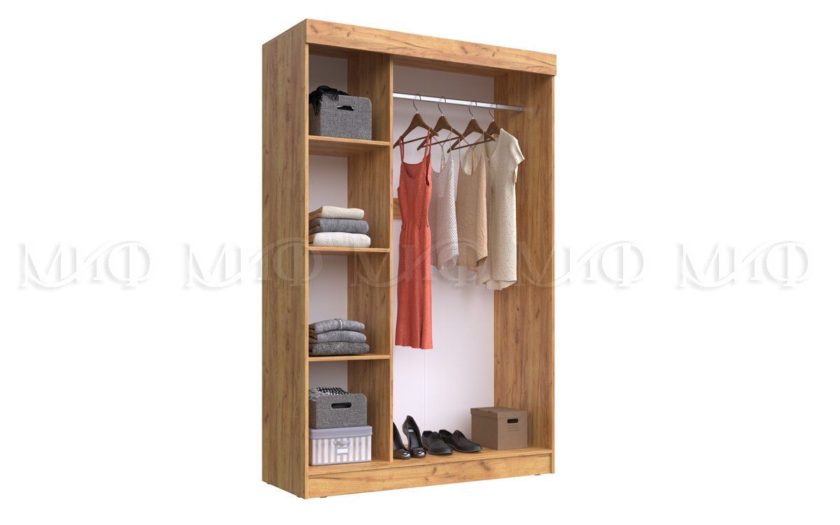 

МИФ, Шкаф-купе Бася, графит/дуб крафт, Коричневый;серый, Basia12_manlwl8zvllt8k4qah5u