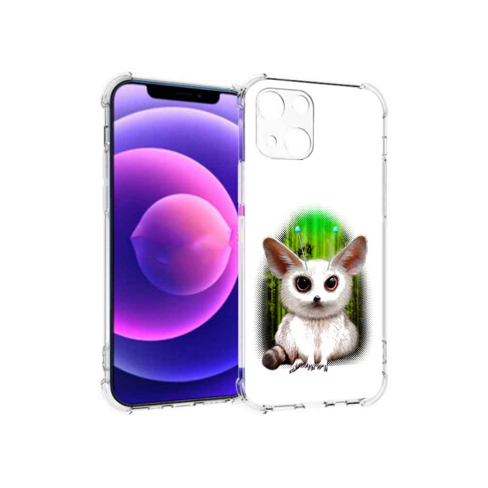 

Чехол MyPads Tocco для Apple iPhone 13 mini пушистое животное (PT162959.608.560), Прозрачный, Tocco