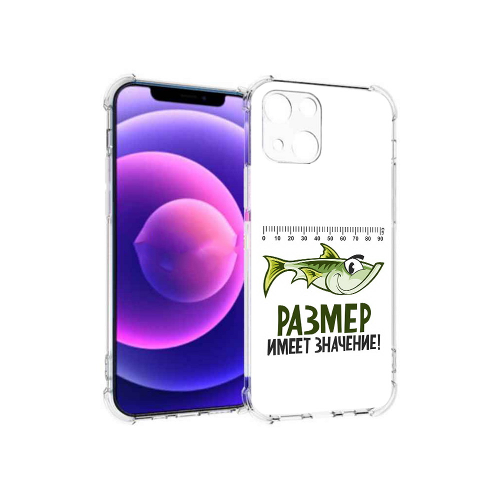 

Чехол MyPads Tocco для Apple iPhone 13 mini размер не имеет значения (PT162959.608.569), Прозрачный, Tocco