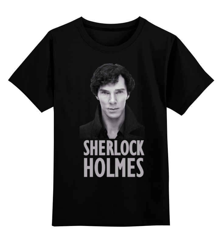 

Футболка детская Printio Sherlock holmes цв. черный р. 116, Sherlock holmes