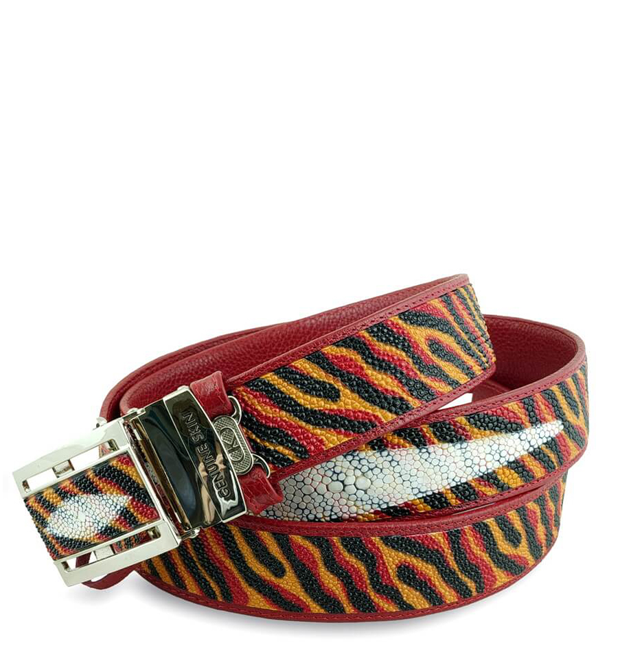 Ремень унисекс Exotic Leather rs-045 тигровый, р.XXL