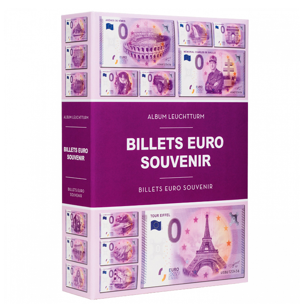 

Альбом EURO SOUVENIR на 420 банкнот евро. Leuchtturm, #349260, Разноцветный