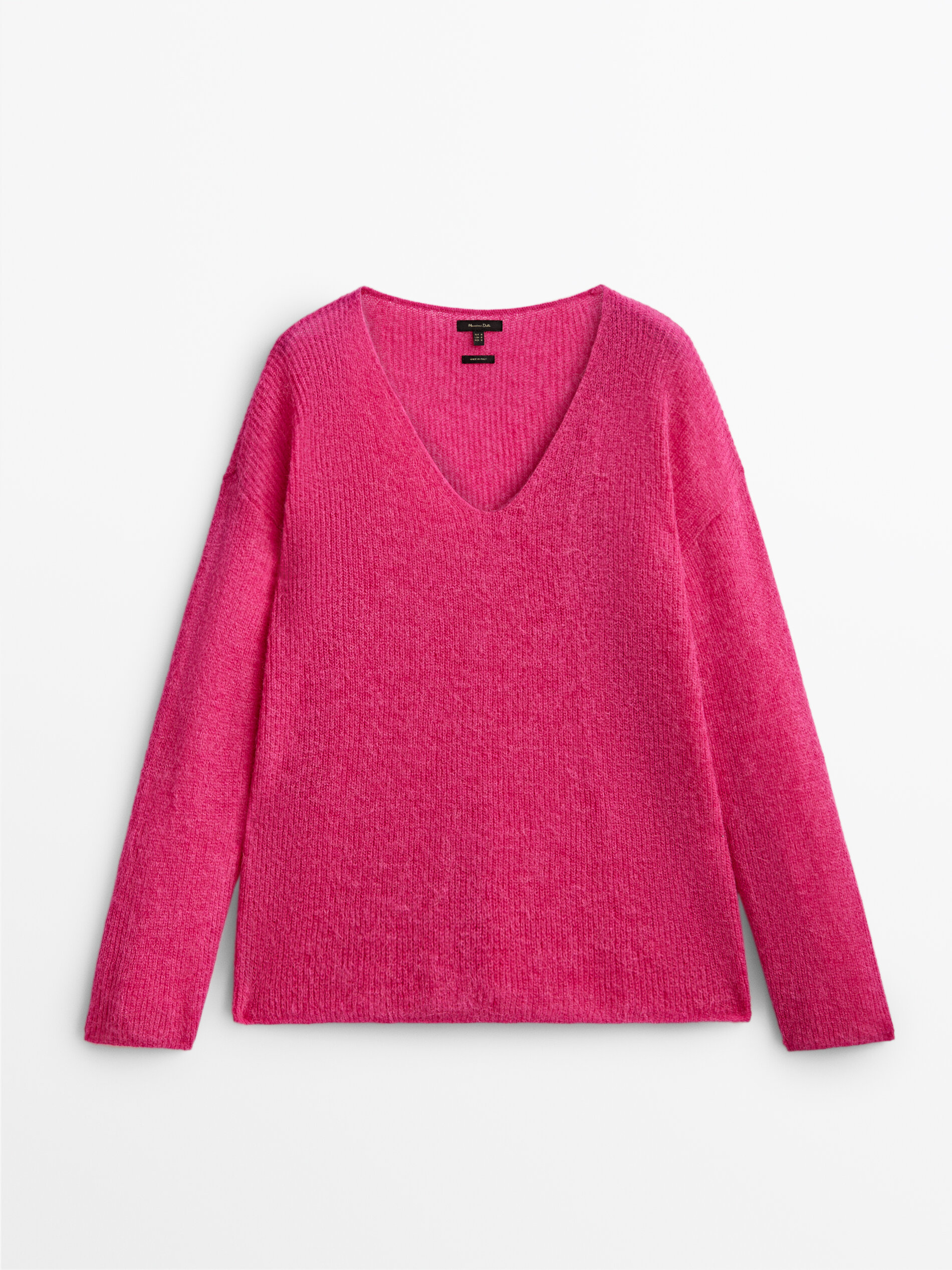 

Пуловер женский Massimo Dutti 05635632630 розовый L, 05635632630