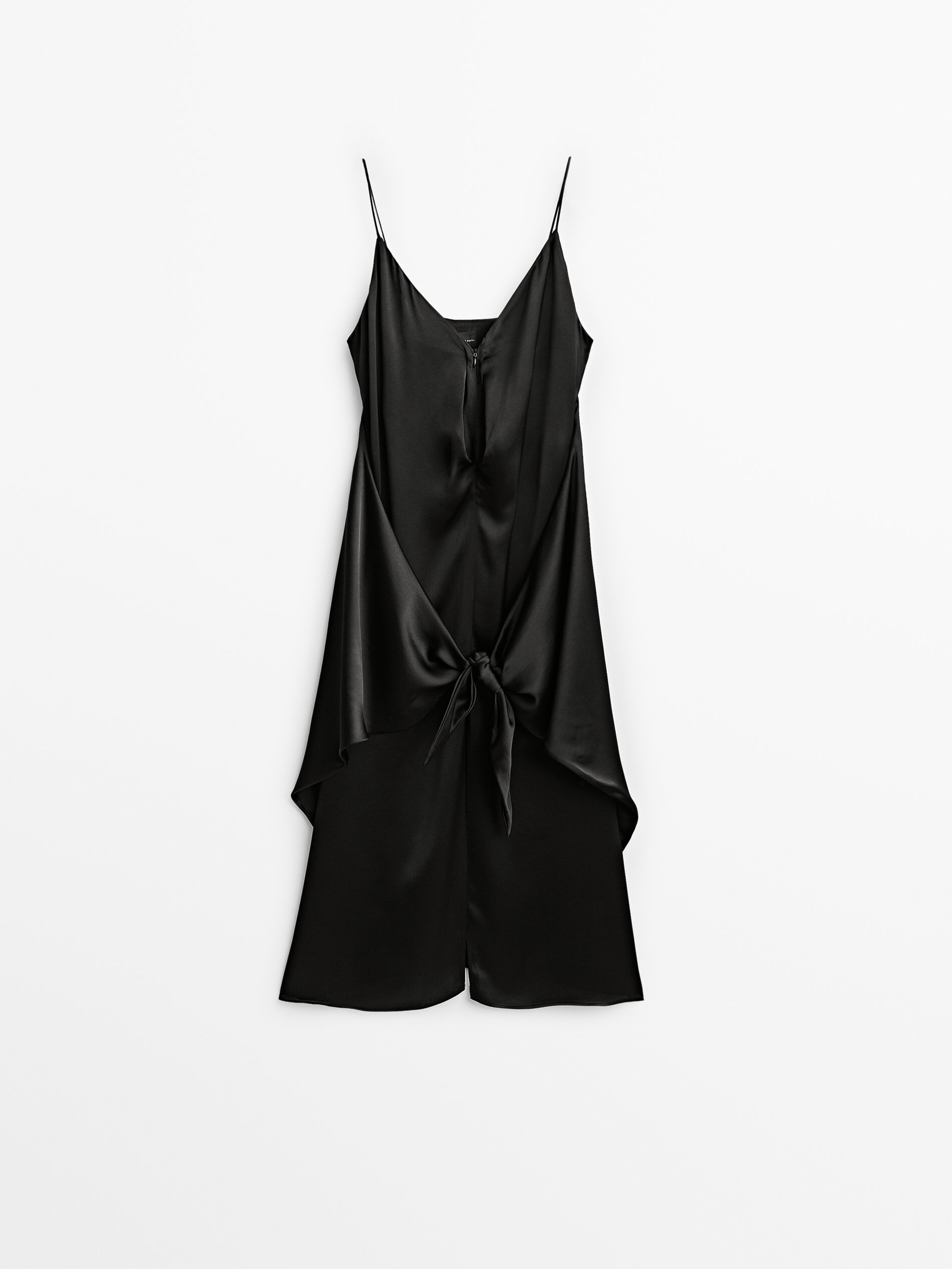 

Платье женское Massimo Dutti 09206952800 черное XS, 09206952800