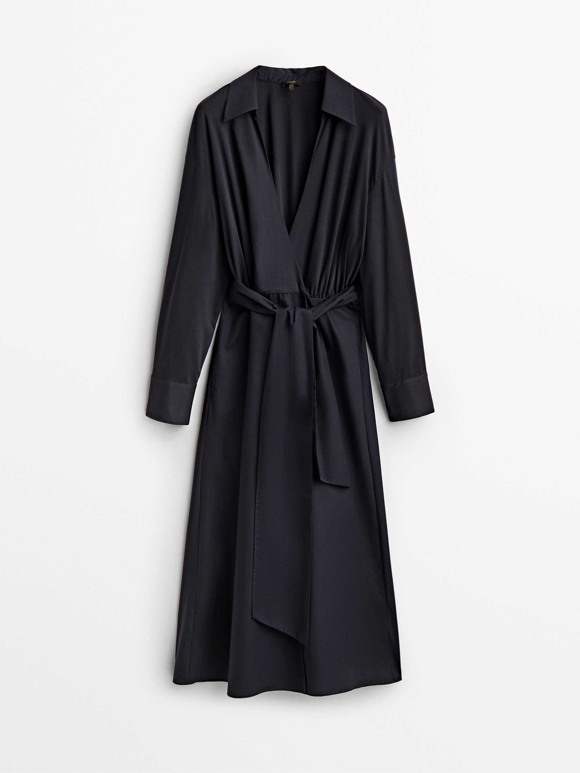 

Платье женское Massimo Dutti 06635716401 синее XS, 06635716401