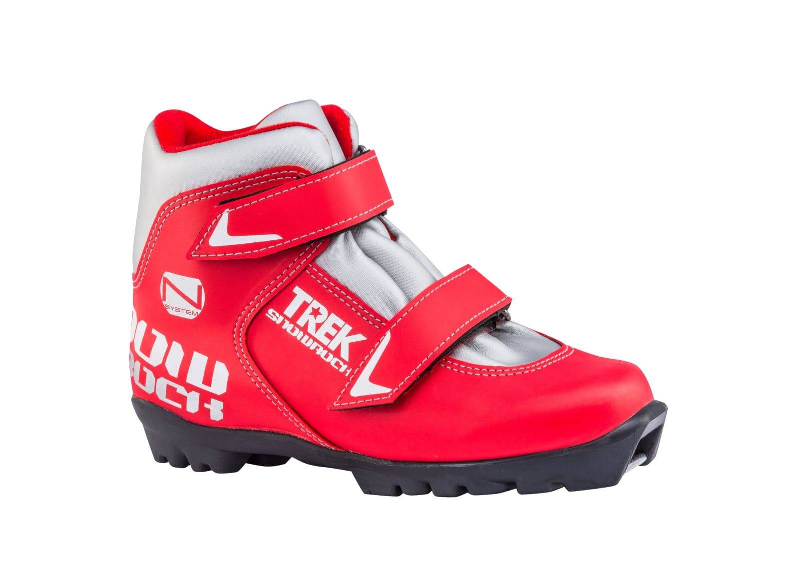 фото Ботинки лыжные детские nnn trek snowrock3 красные, размер ru33 ru34 см21