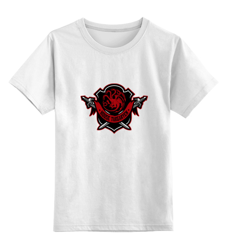 

Футболка детская Printio House targaryen цв. белый р. 116, House targaryen