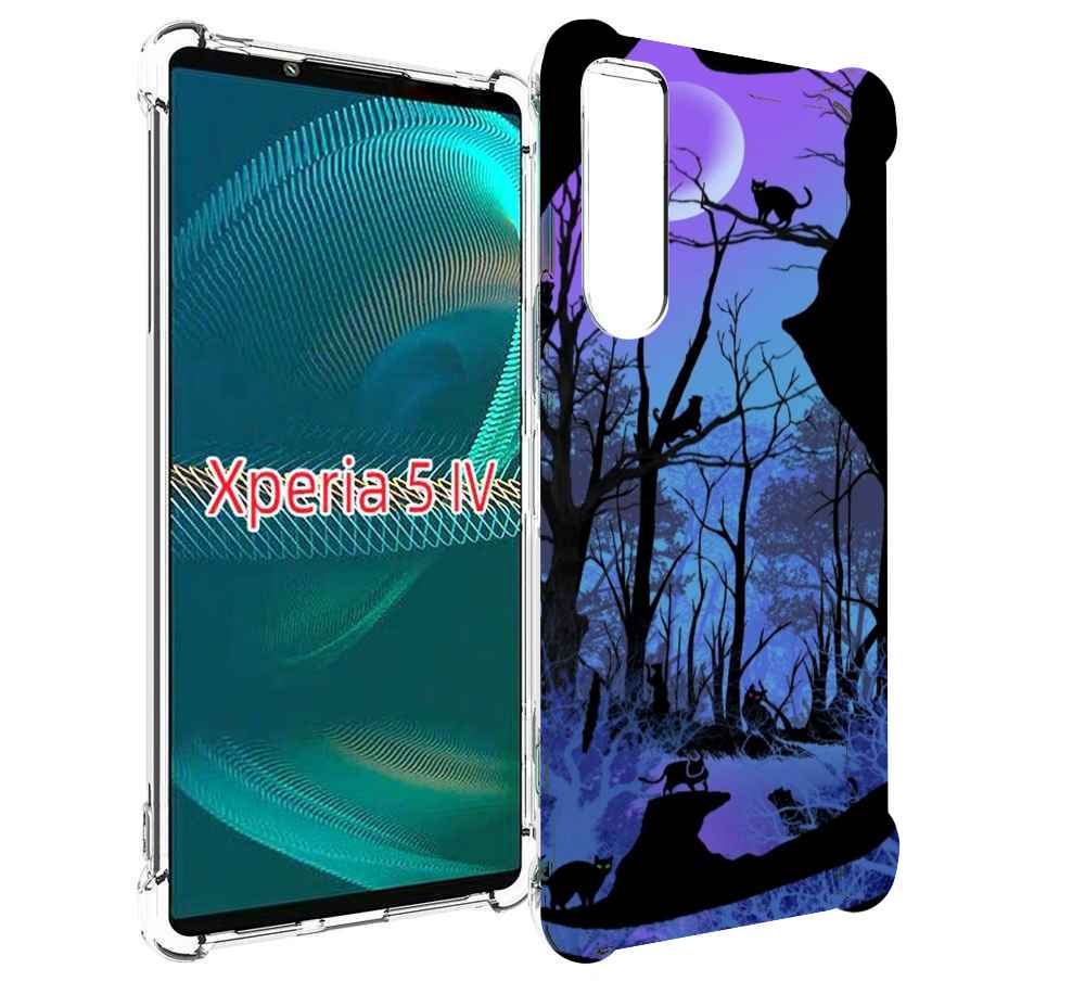 

Чехол MyPads лес внутри кота для Sony Xperia 5 IV (5-4), Прозрачный, Tocco