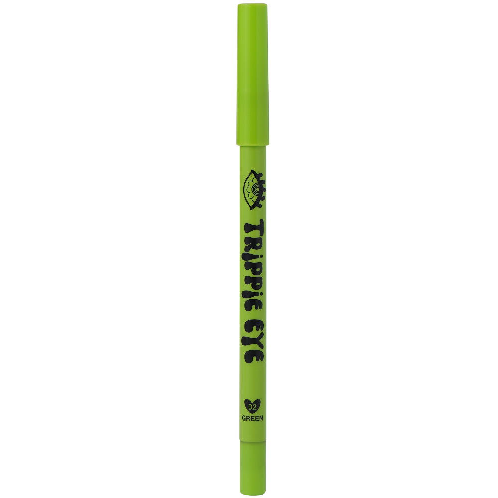 Гелевый карандаш для глаз Beauty Bomb Trippie eye тон 02 Green линии и узоры