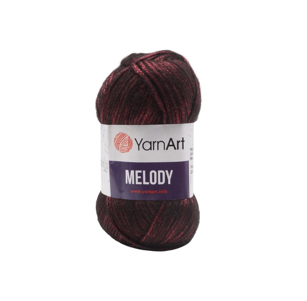 

Пряжа YarnArt Melody 100г, 230м (шерсть, акрил, полиамид) (888 красный), 5 мотков, Бордовый, Melody