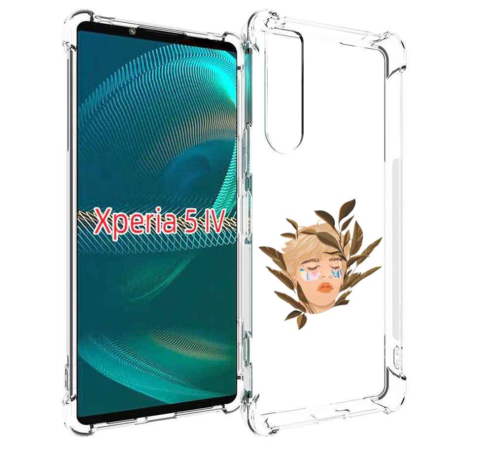 

Чехол MyPads лицо-с-патчами для Sony Xperia 5 IV (5-4), Прозрачный, Tocco