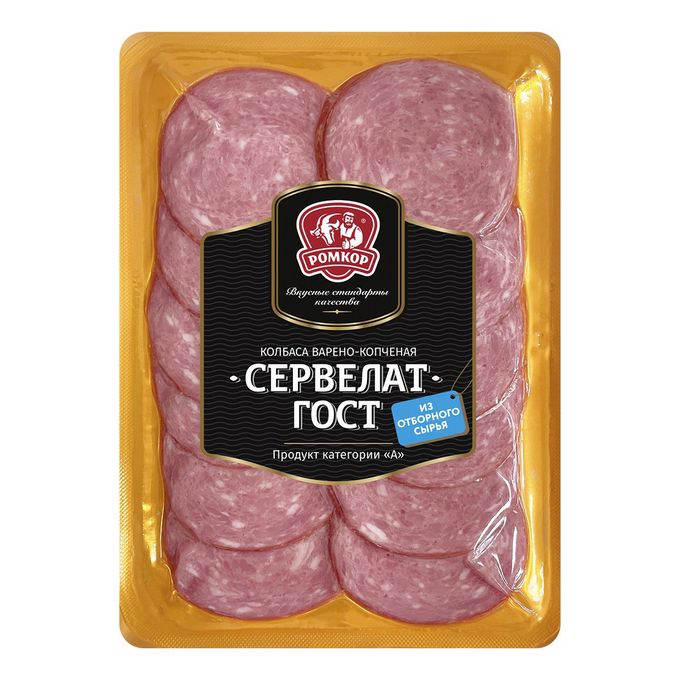 

Колбаса варено-копченая нарезка 90 г