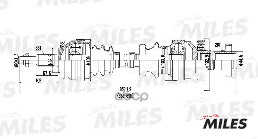 

Привод В Сборе R MILES gc02144
