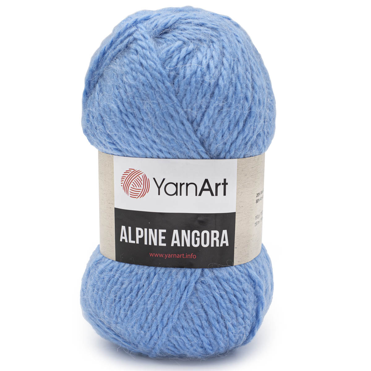 фото Пряжа yarnart 7732064_00006 alpine angora 337 голубой