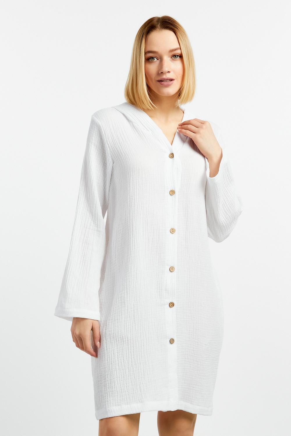 Платье женское LikaDress 18-1689 белое 56 RU