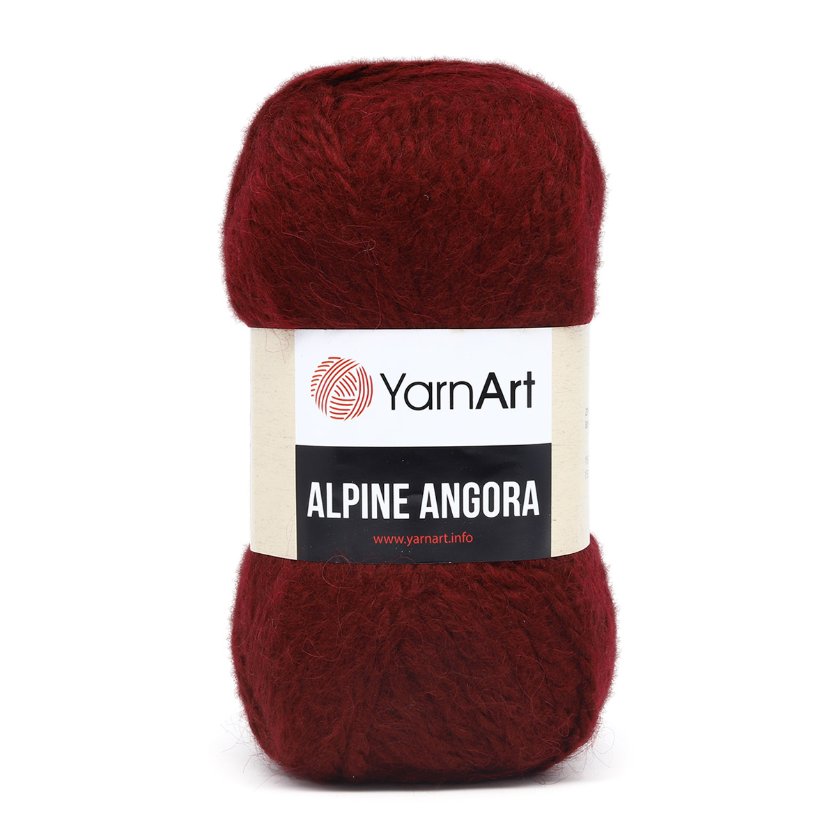 фото Пряжа yarnart 7732064_00009 alpine angora 341 тёмно-красный