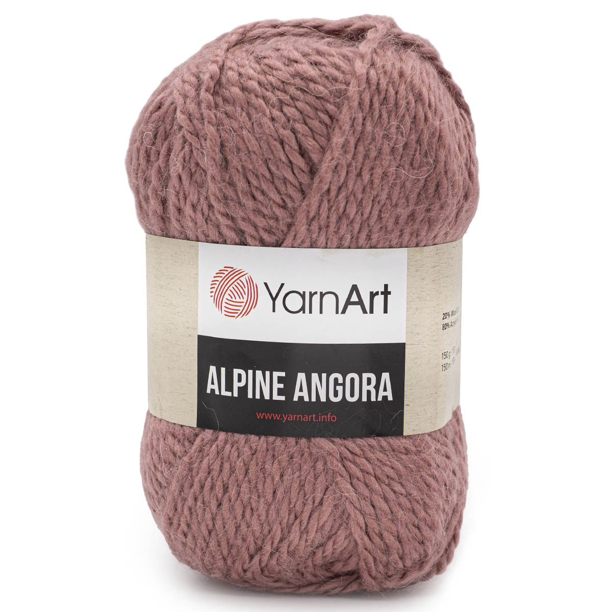 фото Пряжа yarnart 7732064_00010 alpine angora 342 пыльная роза