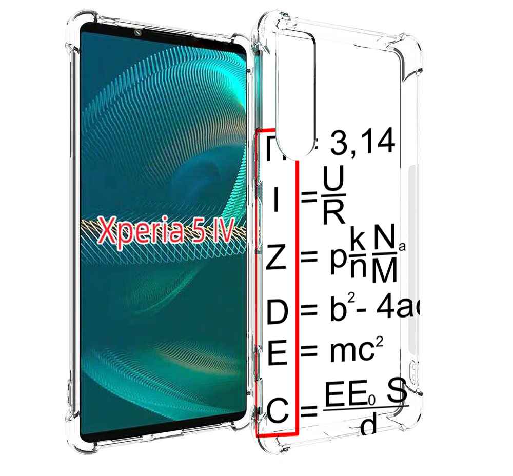 

Чехол MyPads математические-формулы для Sony Xperia 5 IV (5-4), Прозрачный, Tocco