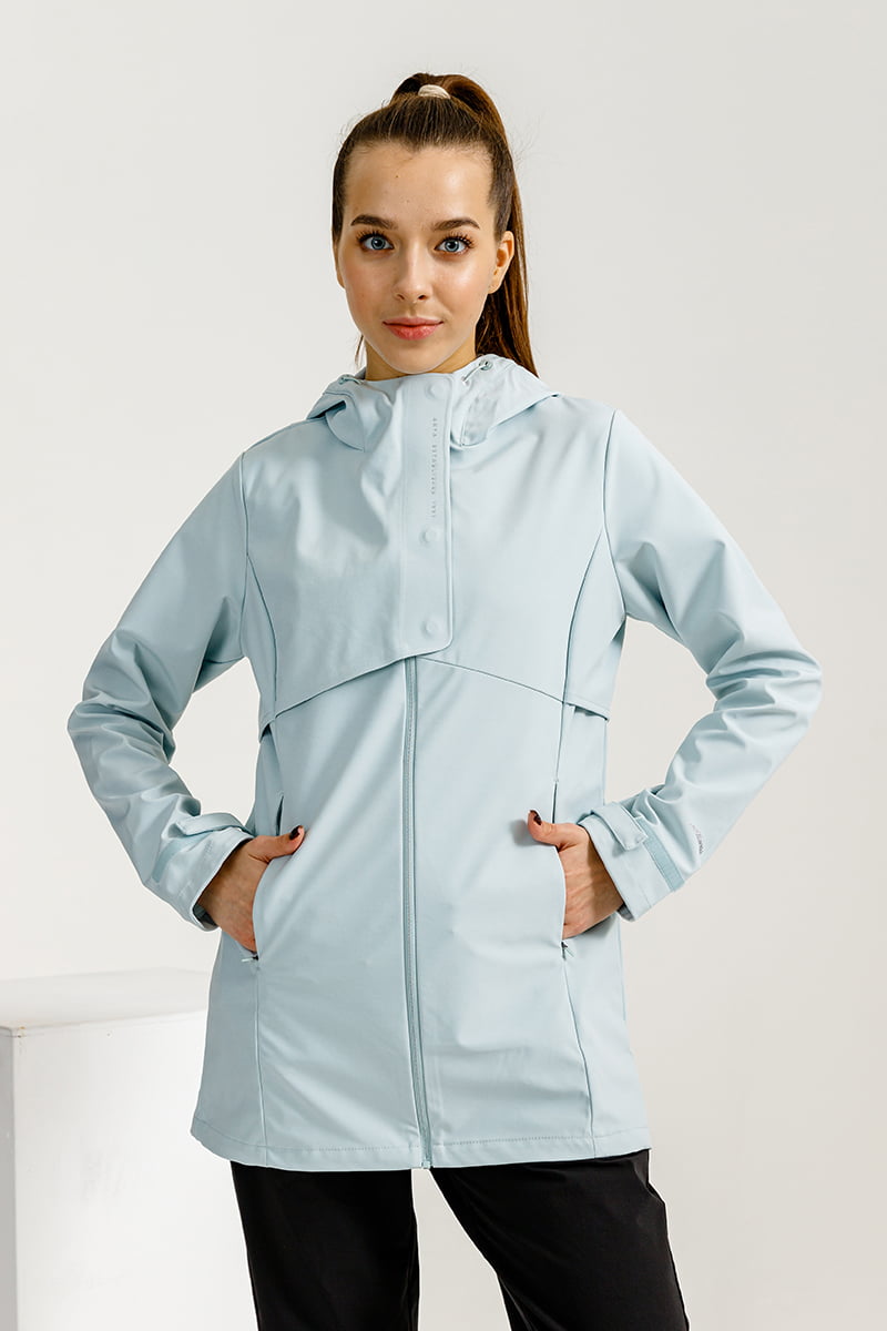 Ветровка женская Anta Training A-WINDPROOF BREATHABLE 862317615 голубая XS